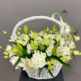 Корзина с лилией и эустомой «Эльфия» фото 2